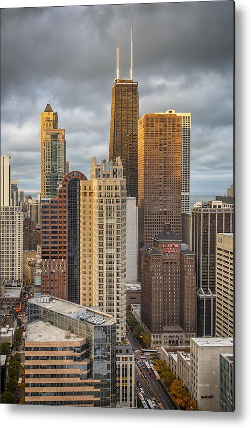 3scape Metal Print featuring the photograph Streeterville From Above by Adam Romanowicz