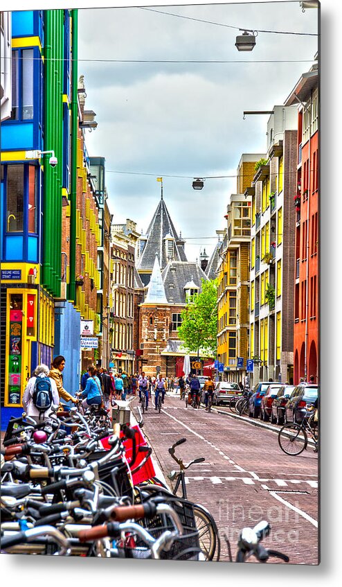 Amsterdam Metal Print featuring the photograph Streets of Amsterdam by Pravine Chester