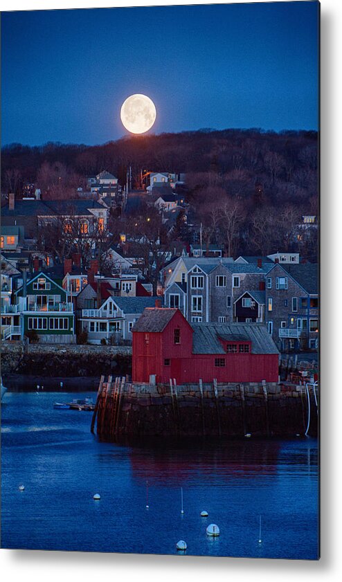 #jefffolger Metal Print featuring the photograph Sunrise moon sets by Jeff Folger