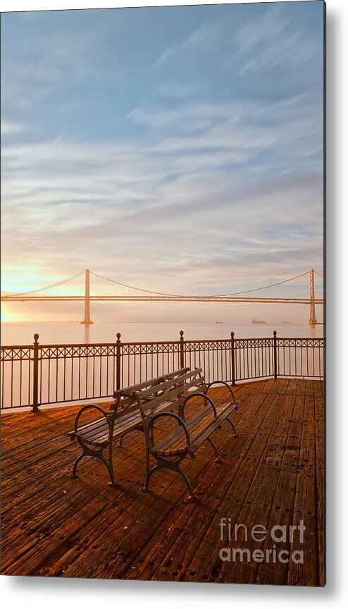 City Metal Print featuring the photograph Sunrise to the Bay by Jonathan Nguyen