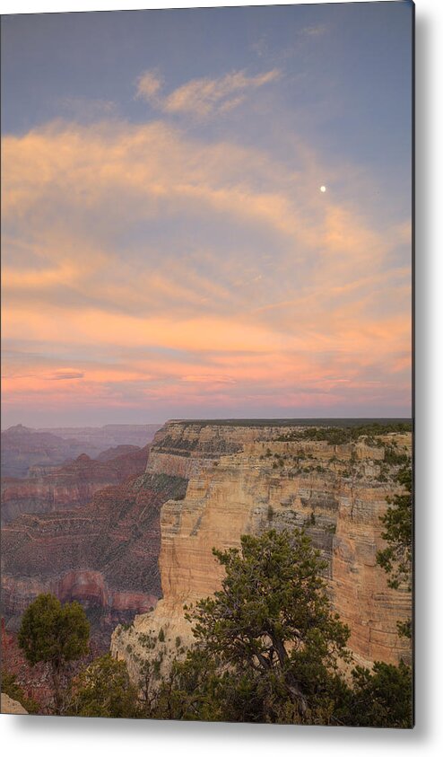 Grand Canyon Metal Print featuring the photograph Sunset at Powell Point by Alan Vance Ley