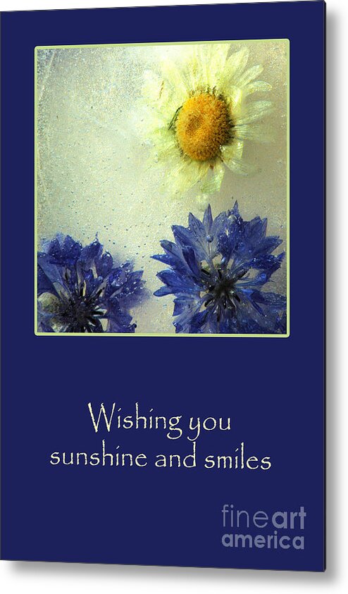 Greeting_card Metal Print featuring the photograph Sunshine and Smiles by Randi Grace Nilsberg