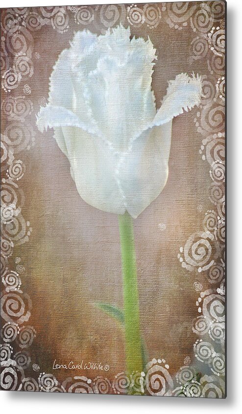 Floral Metal Print featuring the photograph Sweet Tranquility by Lena Wilhite