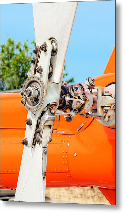 Texas Metal Print featuring the photograph Tail Rotor by Erich Grant
