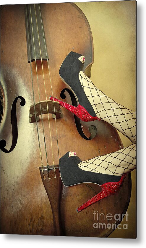 Antique Metal Print featuring the photograph Tango For Strings by Evelina Kremsdorf