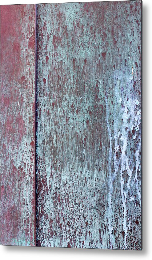 Tin Metal Print featuring the photograph Tarnished Tin by Heidi Smith