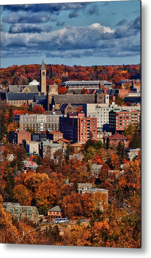 Cornell Metal Print featuring the photograph TCAT Serving Cornell by Monroe Payne