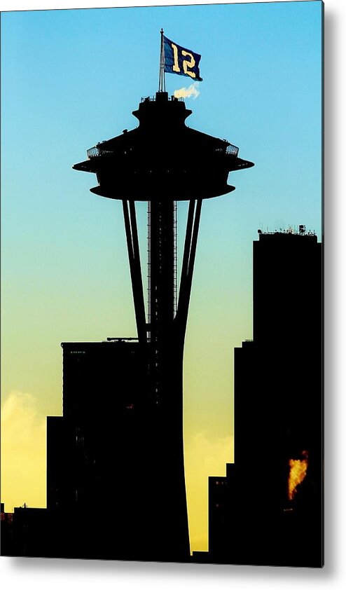 Seattle Metal Print featuring the photograph The 12th Needle by Benjamin Yeager