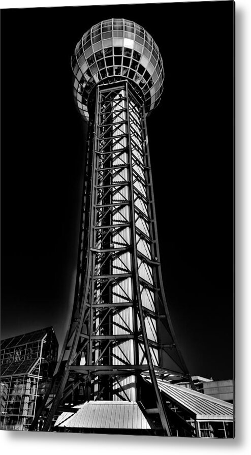 The Sunsphere Metal Print featuring the photograph The Amazing Sunsphere - Knoxville Tennessee by David Patterson