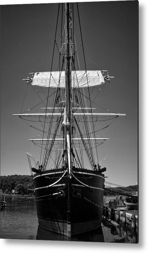 Mystic Seaport Metal Print featuring the photograph The Charles W. Morgan by Ben Shields