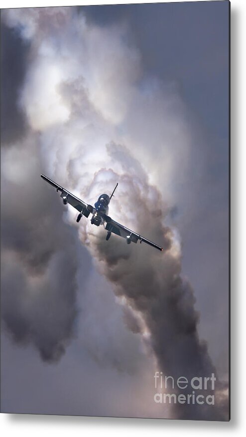Frecce Tricolori Metal Print featuring the photograph The Cloudmaker by Ang El