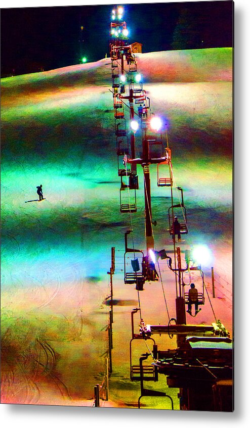 Ski Hill Metal Print featuring the photograph The Color Of Fun by Susan McMenamin
