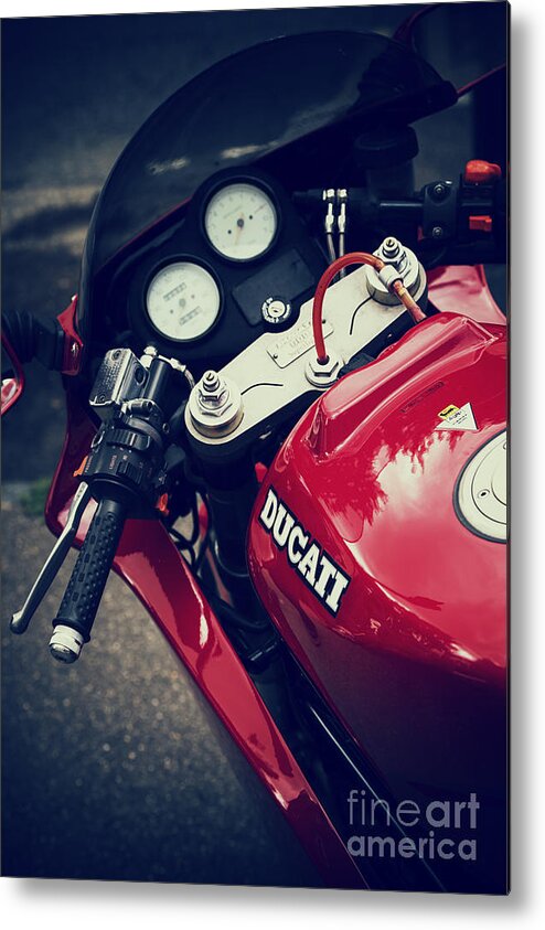 Ducati Metal Print featuring the photograph The Desmo by Tim Gainey