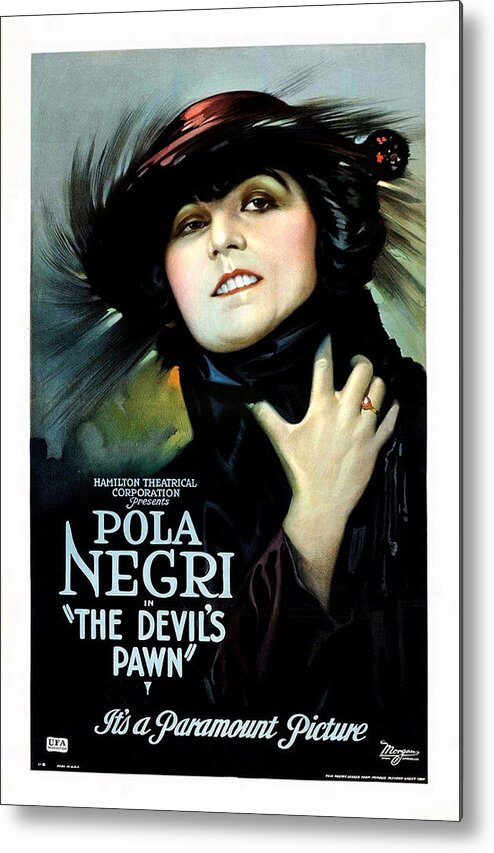 The Devil's Pawn Metal Print featuring the photograph The Devil's Pawn by Movie Poster Prints
