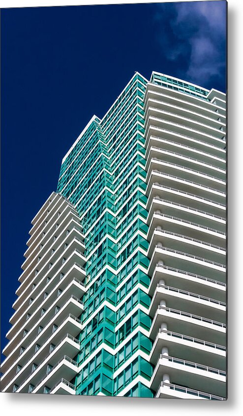 Architectural Features Metal Print featuring the photograph The Diplomat by Ed Gleichman