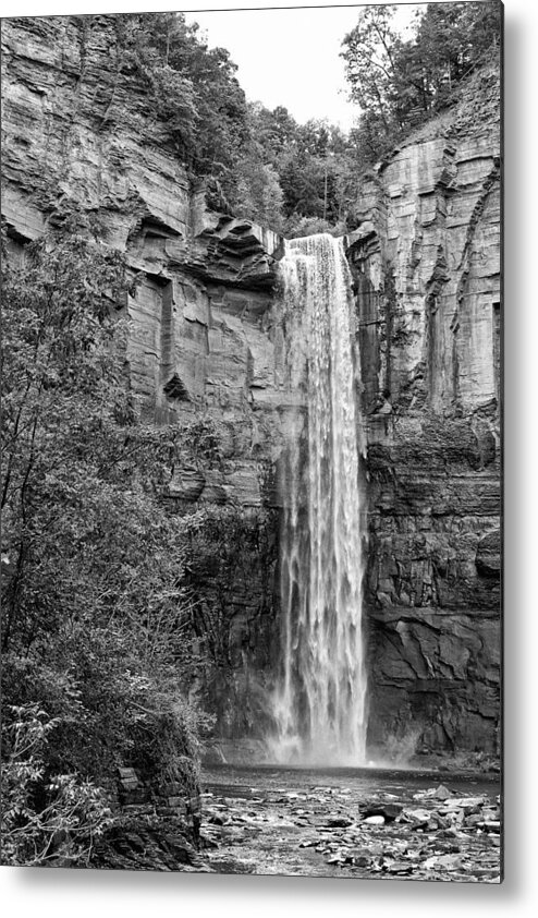 Ithaca Metal Print featuring the photograph The Falls from the Trail Bridge by Monroe Payne