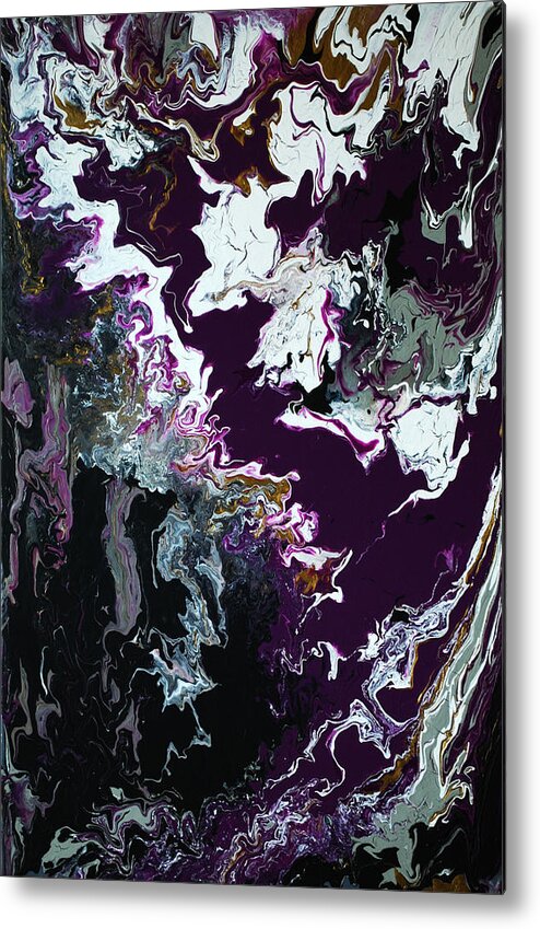 Abstract Metal Print featuring the painting The Free Spirit 4 by Sonali Kukreja