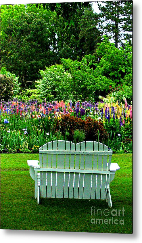 Garden Metal Print featuring the photograph The Garden by Mindy Bench