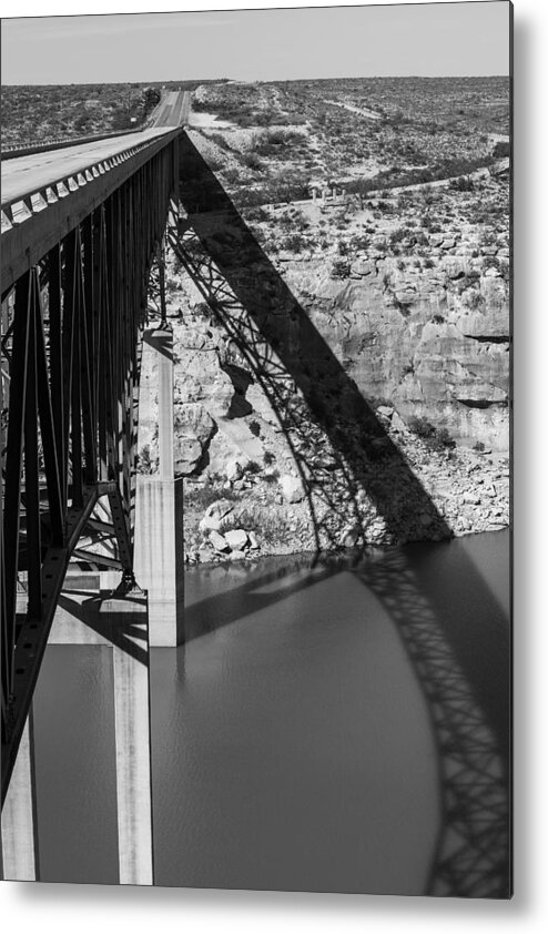 Landscape Metal Print featuring the photograph The High Bridge by Amber Kresge