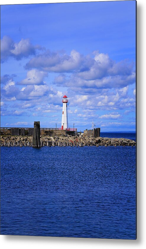 The Light Of St. Ignace Metal Print featuring the photograph The Light of St Ignace by Rachel Cohen