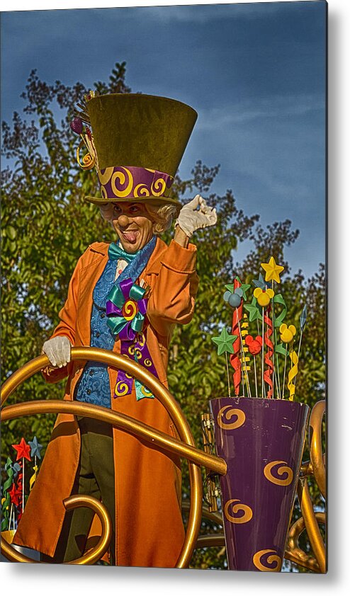 Orlando Metal Print featuring the photograph The Mad Hatter by Linda Tiepelman