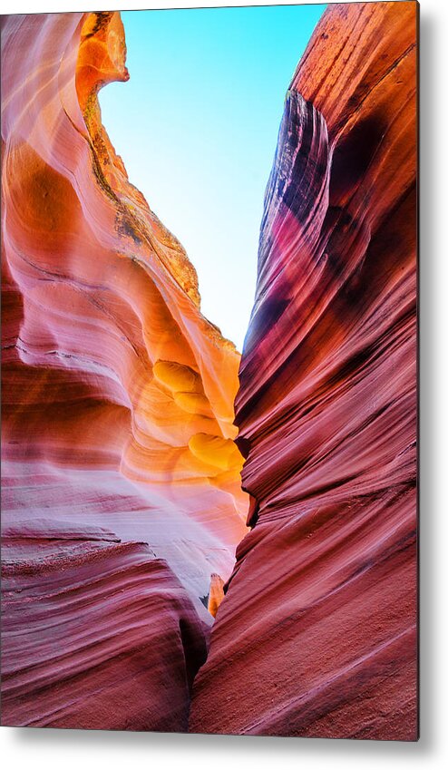 Antelope Canyon Metal Print featuring the photograph The Mysterious Canyon 2 by Jason Chu