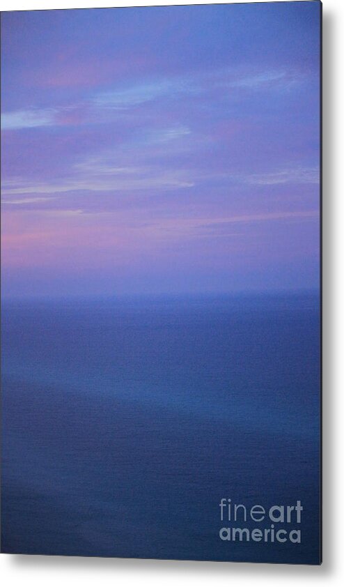 Blue Metal Print featuring the photograph Aww the beauty of the ocean off the Emerald Coast of Florida by Jennifer E Doll