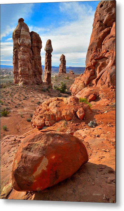 Arches National Park Metal Print featuring the photograph The Phallus and Company by Ray Mathis