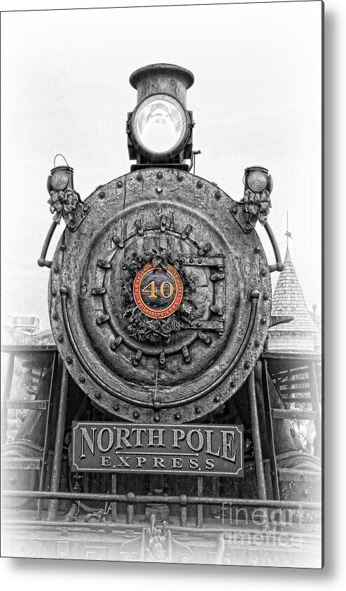 New Hope And Ivyland Rail Road Metal Print featuring the photograph The Polar Express - Steam Locomotive IV by Lee Dos Santos