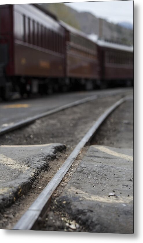 Trains Metal Print featuring the photograph The Railway by Amber Kresge