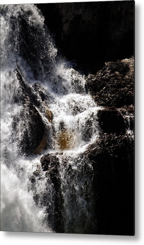 Waterfall Metal Print featuring the photograph The Rush by Edward Hawkins II