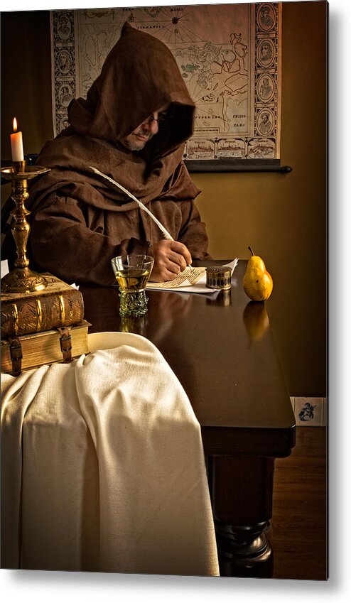 Scribe Metal Print featuring the photograph The Scribe by Levin Rodriguez