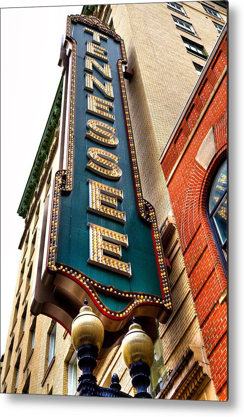 The Tennessee Theatre - Knoxville Tennessee Metal Print featuring the photograph The Tennessee Theatre - Knoxville Tennessee by David Patterson