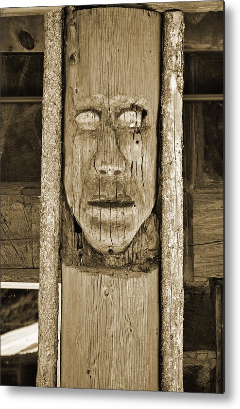 Ancient Metal Print featuring the photograph The Totem by Holly Blunkall