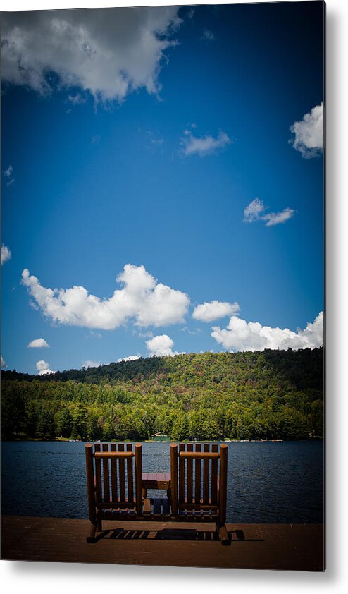 Big Moose Lake Metal Print featuring the photograph The View from Big Moose Inn by David Patterson