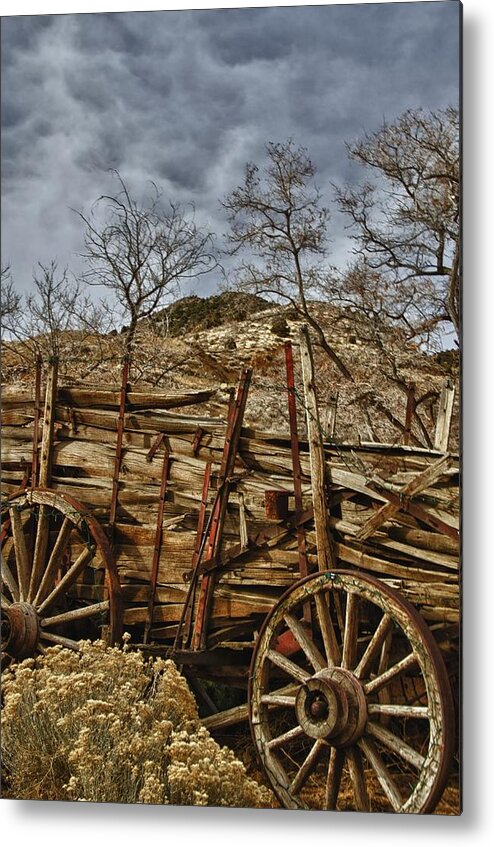 Nevada Metal Print featuring the photograph The Wagon by Janis Knight