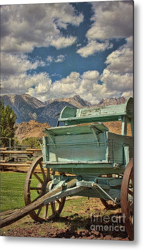 Old Metal Print featuring the photograph The Wagon by Peggy Hughes