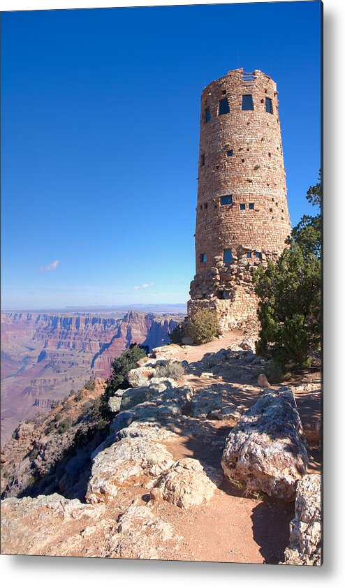 Grand Canyon National Park Metal Print featuring the photograph The Watchtower by John M Bailey