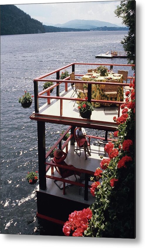 Home Metal Print featuring the photograph The Wyker's Deck by Ernst Beadle