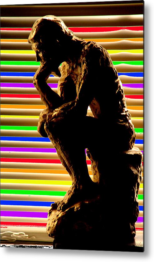 Color Metal Print featuring the photograph Thinking Color Blind by Tom Baptist