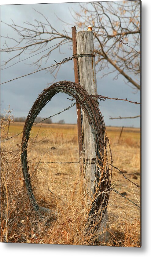 Rolled Wire Metal Print featuring the photograph Time to Work by Shirley Heier