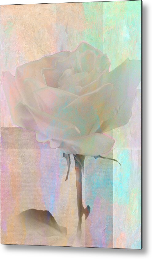 Still Life Metal Print featuring the photograph To the Rose by Linda Dunn