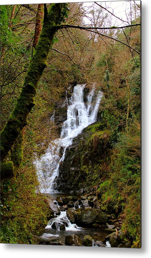 Glory Metal Print featuring the photograph Torc Falls Ireland by Kevin Wheeler