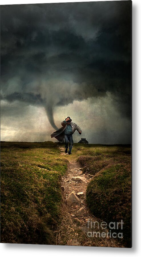 Tornado Metal Print featuring the photograph Tornado by Jaroslaw Blaminsky