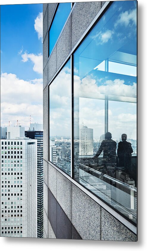 Viewpoint Metal Print featuring the photograph Tourists Over Tokyo by Tomml