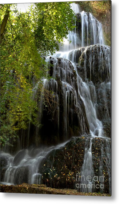 Monasterio Metal Print featuring the photograph Trinity waterfall in Monasterio de Piedra Park by RicardMN Photography