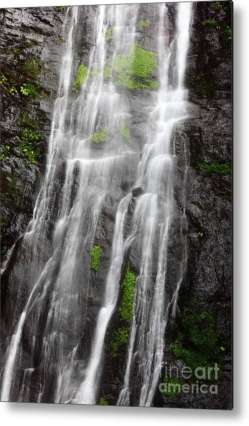 Waterfalls Metal Print featuring the photograph Tropical Torrents by James Brunker