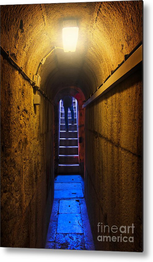 Above Metal Print featuring the photograph Tunnel Exit by Carlos Caetano