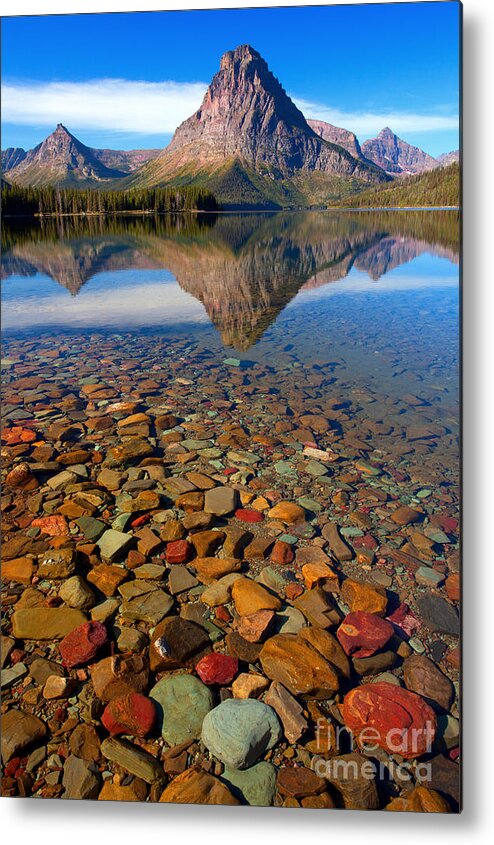 Montana Metal Print featuring the photograph Two Medicine Reflection by Aaron Whittemore