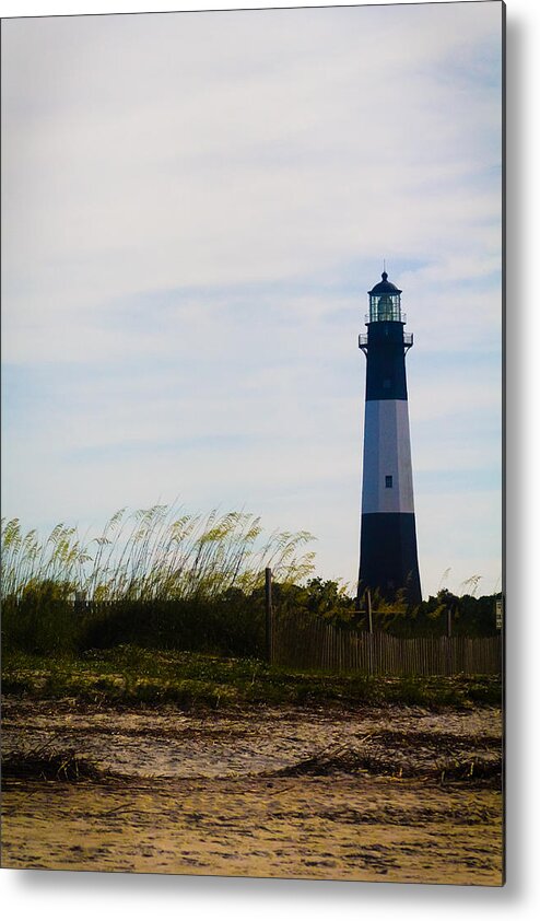 Tybee Metal Print featuring the photograph Tybee Island Lighthouse by Jessica Brawley